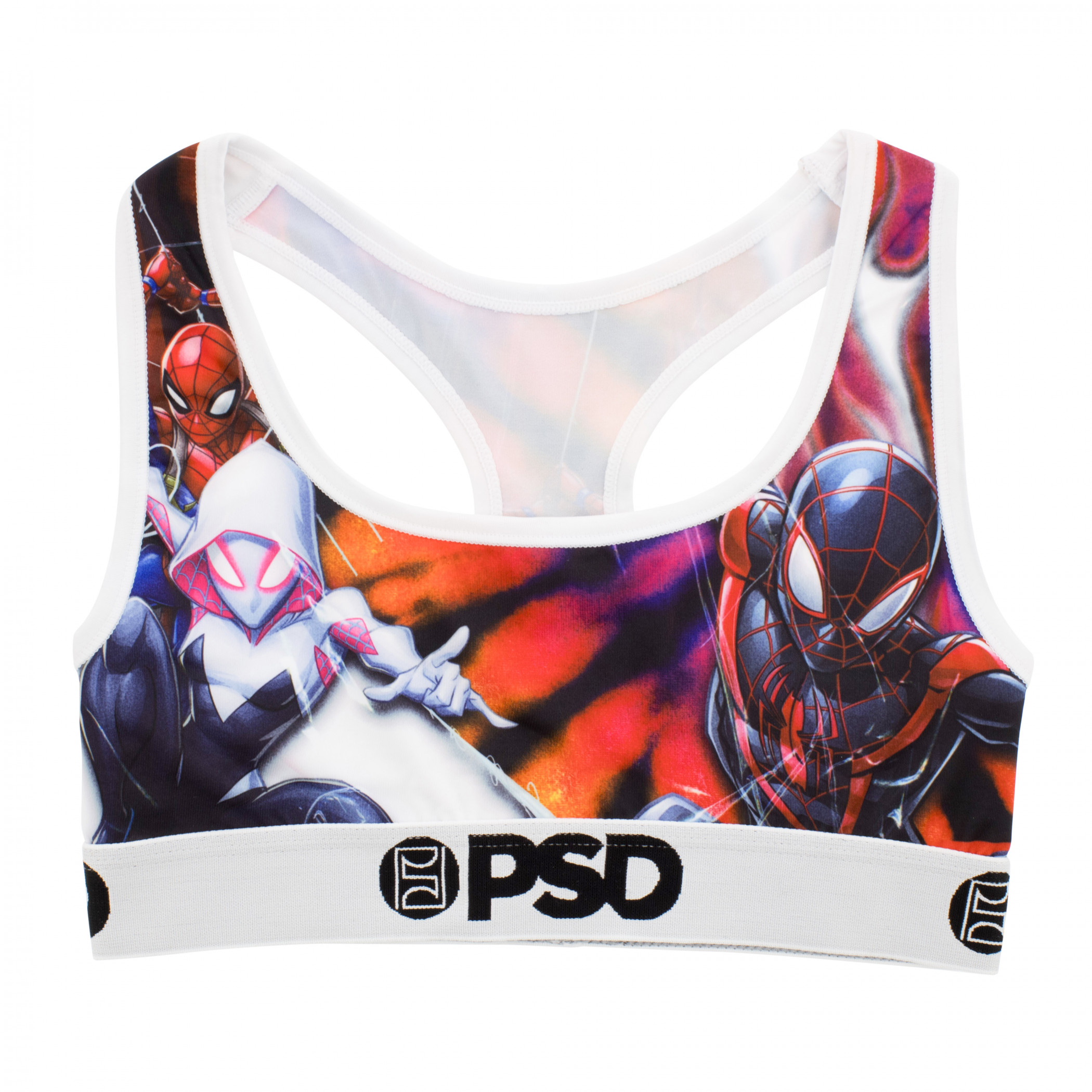 Spider-Man Spider-Verse Triad PSD Sports Bra